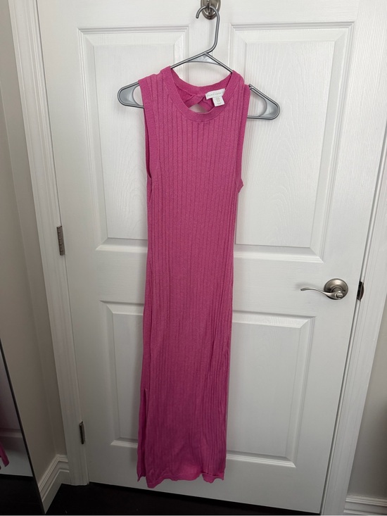 House of Harlow 1960 Dresses & Skirts - House of Harlow 1960 Sleeveless Ribbed Maxi Dress in Bright Pink